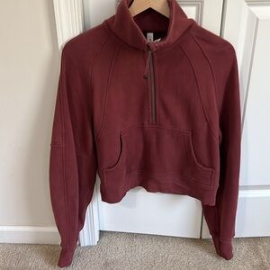 Scuba Oversized Funnel Neck Half Zip
